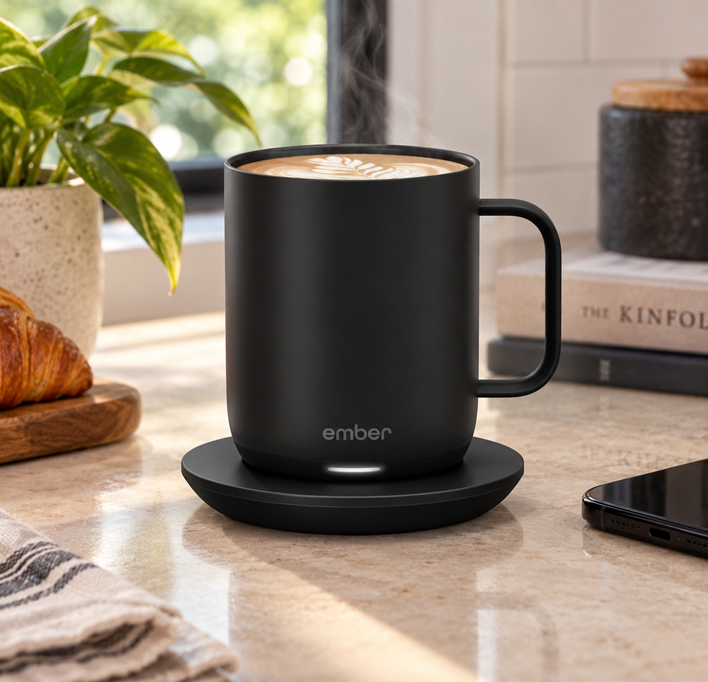 Ember Mug 2 10oz Temperature Control Smart Mug Black Sealed New 810011400085